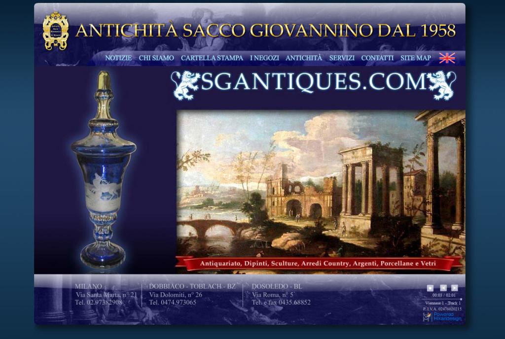 SGAntiques Web Site